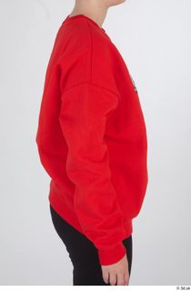 Selin arm dressed red hoodie sleeve sports upper body 0006.jpg